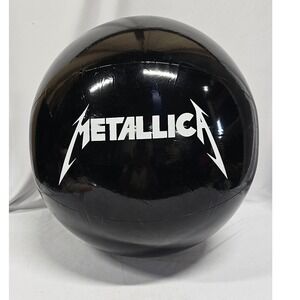Metallica Death Magnetic Tour Inflatable Beach Ball Black Concert Memorabilia